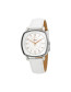 Correa de reloj Fossil ES4216 Cuero Blanco 18mm